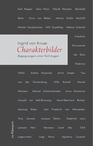 Charakterbilder: Begegnungen unter fünf Augen