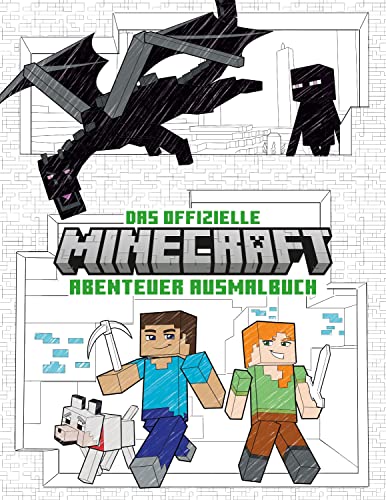 Das offizielle Minecraft-Abenteuer-Ausmalbuch von CroCu