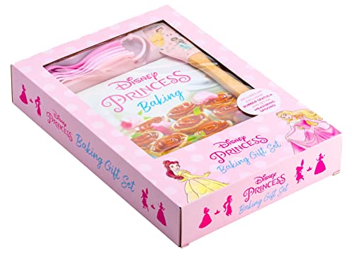 Disney Princess Baking Gift Set Edition: 60+ Royal Treats Inspired by Your Favorite Princesses: Includes an Exclusive Rubber Spatula and Set of Measuring Spoons!