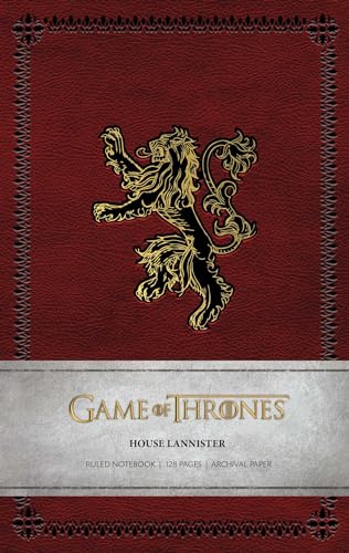 Game of Thrones: House Lannister Ruled Notebook