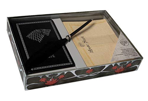 Game of Thrones: House Stark Desktop Stationary Set: House Stark: Desktop Stationery Set (With Pen)