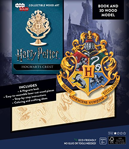 Harry Potter Hogwarts Crest 3D Wood Model (Incredibuilds) von Insight Editions