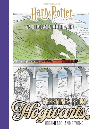 Harry Potter: Greetings from Hogwarts, Hogsmeade, and Beyond!: An Official Postcard Coloring Book von Insight Editions