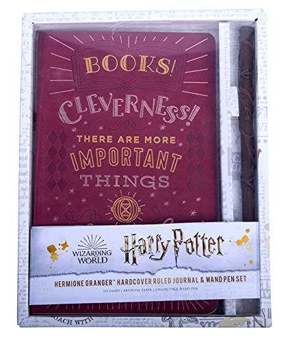 Harry Potter: Hermione Granger Hardcover Ruled Journal and Wand Pen Set: Hermione Granger Hardcover Ruled Journal & Wand Pen