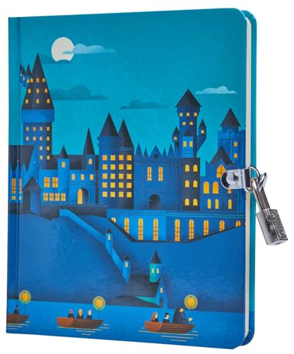 Harry Potter: Hogwarts Castle Glow-in-the-Dark Lock & Key Diary von Insights