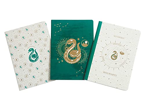 Harry Potter: Slytherin Constellation Sewn Notebook Collection (Set of 3) (Harry Potter: Constellation)