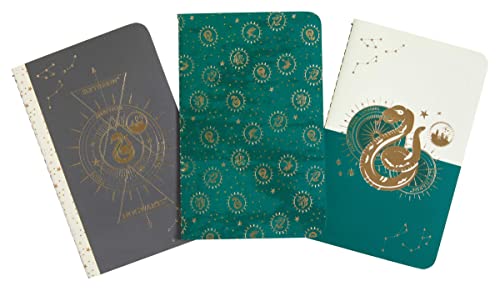 Harry Potter: Slytherin Constellation Sewn Pocket Notebook Collection (Set of 3) (Harry Potter: Constellation)