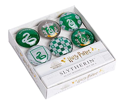 Harry Potter: Slytherin Glass Magnet Set (Set of 6) von Insight Editions