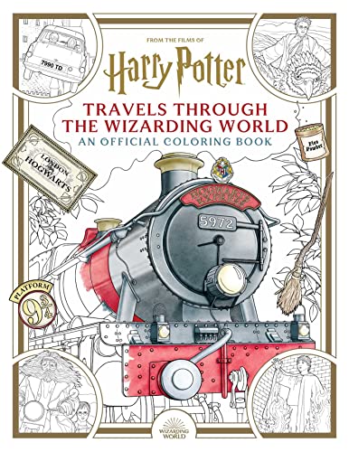 Harry Potter: Travels Through the Wizarding World: An Official Coloring Book von Insight Editions
