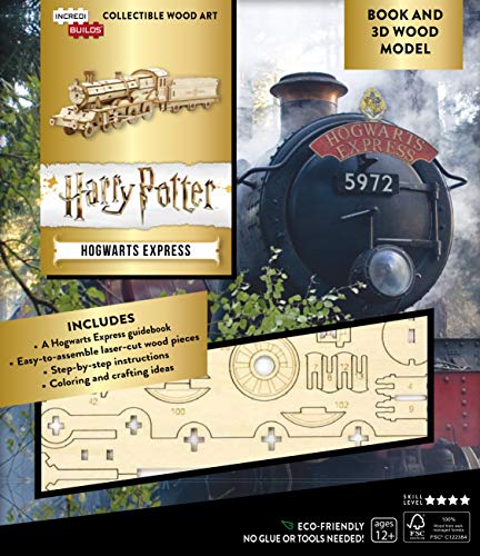 IncrediBuilds: Harry Potter: Hogwarts Express Book and 3D Wood Model: A Behind-the-Scenes Guide to the Magical Train