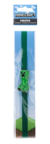 Minecraft Creeper Enamel Charm Bookmark