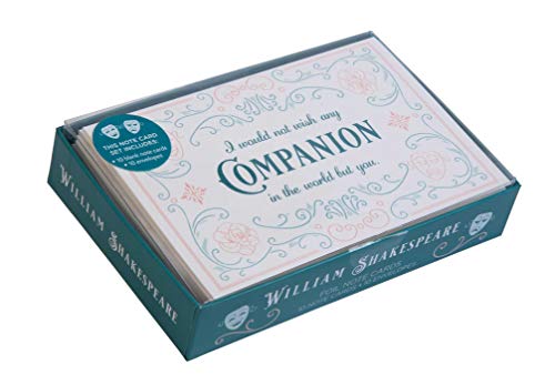 William Shakespeare Foil Note Cards (Literary) von Insight Editions