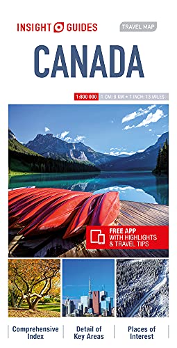 Insight Guides Travel Map Canada (Insight Travel Maps)