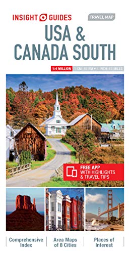 Insight Travel Map USA & Canada South (Insight Travel Maps)