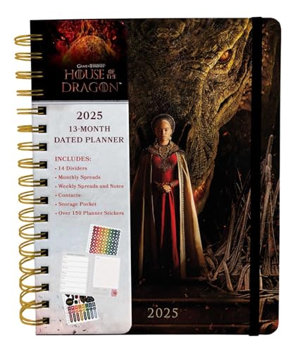 2025 House of the Dragon 13-Month Weekly Planner