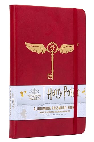 Harry Potter: Alohomora Password Book: A Website and Password Organizer Harry Potter: Alohomora Password Book: A Website and Password Organizer