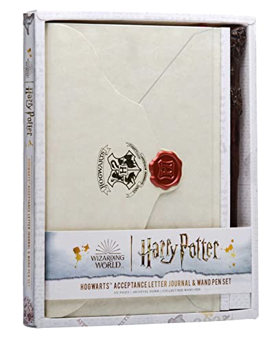 Harry Potter: Hogwarts Acceptance Letter Journal and Wand Pen Set von Insight Editions