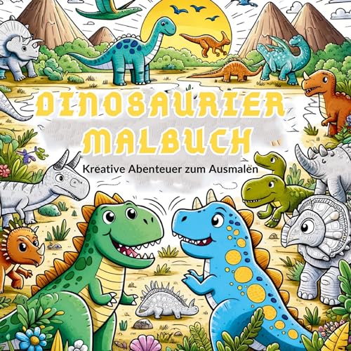 Malbuch für Jungen: Mein Urzeitliches Dinosaurier Malbuch!: 50 kreative Dino Ausmalbilder - Dinosaurier zum Ausmalen für junge Entdecker! Malbuch für Jungen: Mein Urzeitliches Dinosaurier Malbuch!: 50 kreative Dino Ausmalbilder - Dinosaurier zum Ausmalen für junge Entdecker! von tredition