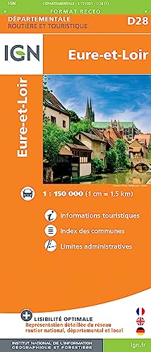 Eure-et-Loir (721321) (Routier France départementale, Band 721321) von Institut Geographique National