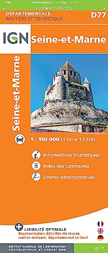 Seine-et-Marne (721348) (Routier France départementale, Band 721348)