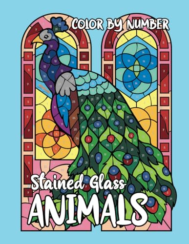 Color By Number Animals Stained Glass von INTARTMEDIA PRIVATE LIMITED