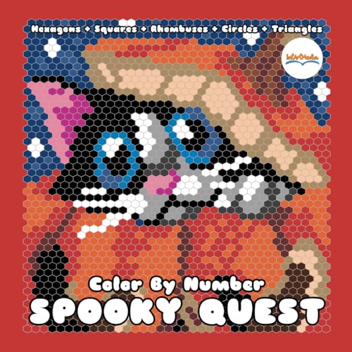 SPOOKY QUEST Color By Number: Hidden picture activity coloring book for adults and teens with creepy cuties (Color Quest Mystery Color By Number) von INTARTMEDIA PRIVATE LIMITED