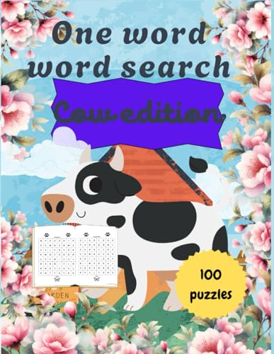 WORD SEARCH: ONE WORD SEARCH: CAN YOU FIND THE COW? (Word Searches International) von Independently published