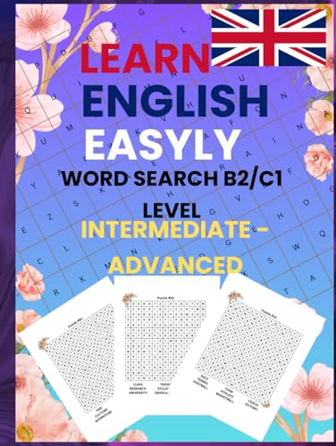 Word Search B2-C1 level: B2-C1 VOCABULARY AND GRAMMAR BOOSTER (Word Searches International) von Independently published