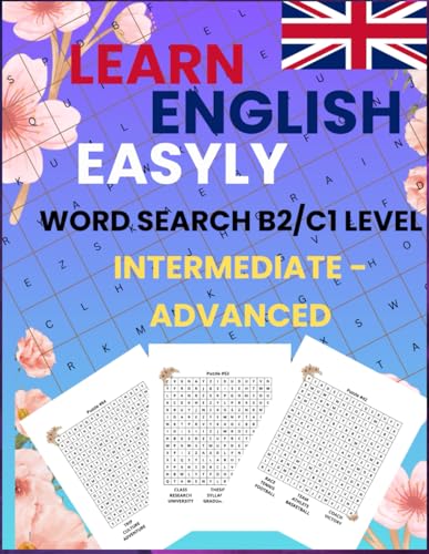 Word Search B2-C1 level: B2-C1 VOCABULARY AND GRAMMAR BOOSTER (Word Searches International) von Independently published