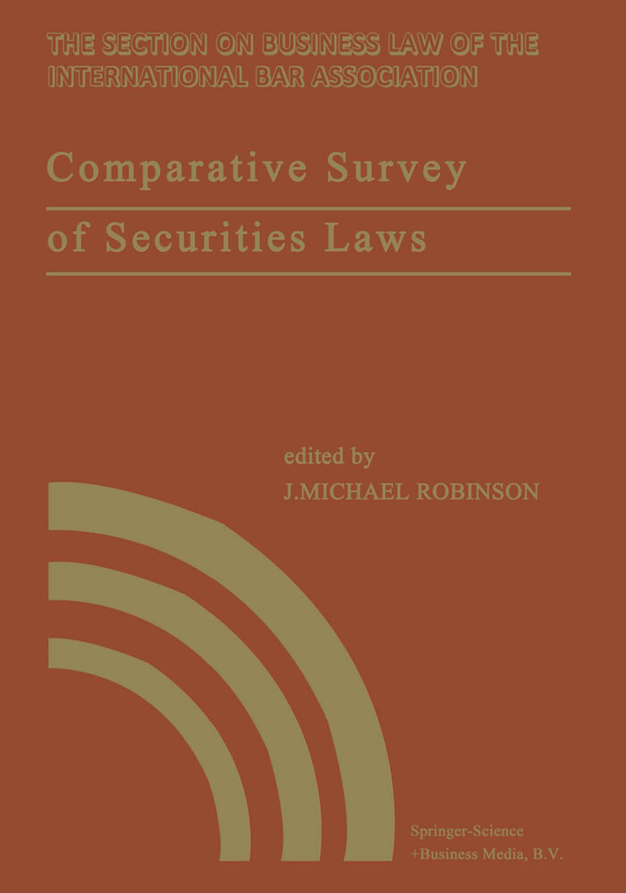 Comparative Survey of Securities Laws von Springer Netherlands