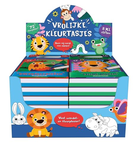 Display Kleurtasjes XL 2 x 6 ex.: Met 72 kleurplaten en 8 XL stiften Display Kleurtasjes XL 2 x 6 ex.: Met 72 kleurplaten en 8 XL stiften von Interstat International Stationary