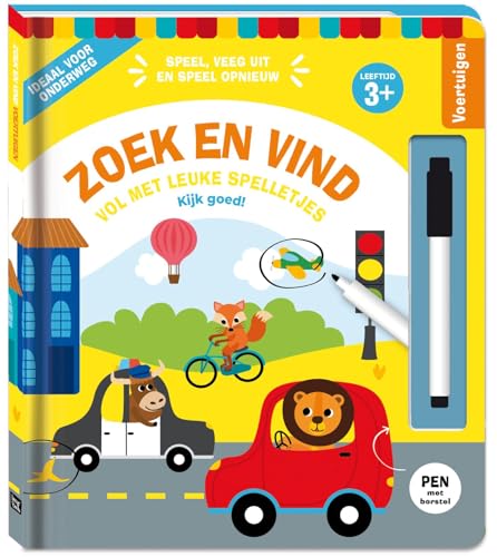 Zoek en vind - Voertuigen: Vol met leuke spelletjes Zoek en vind - Voertuigen: Vol met leuke spelletjes von Interstat International Stationary