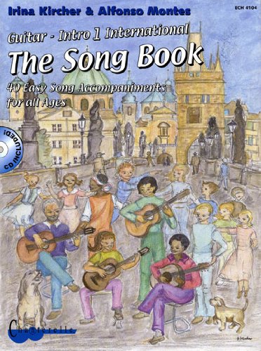 Guitar-Intro 1: The Song Book, International Version: 40 Easy Song Accompaniments for All Ages [With Sticker(s) and CD (Audio)]