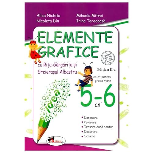 Elemente Grafice Cu Rita Si Greierasul. 5-6 Ani. Ed.2