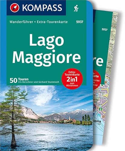 KOMPASS Wanderführer Lago Maggiore: Wanderführer mit Extra-Tourenkarte 1:60.000, 50 Touren, GPX-Daten zum Download.