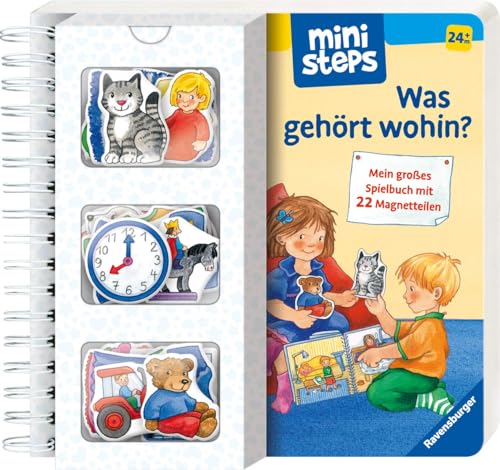 ministeps: Was gehört wohin?: Mein großes Spielbuch mit 22 Magnetteilen. Ab 24 Monaten (ministeps Bücher) von Ravensburger Verlag