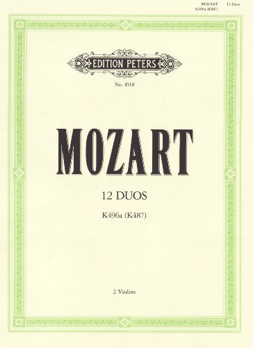 12 Duos KV 487 (496a): Für 2 Violinen