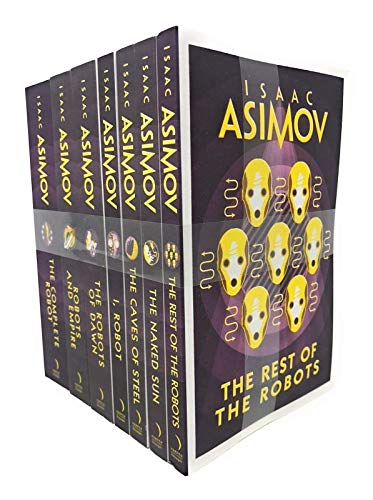 Isaac Asimov 7 Books Set Collection Pack Inc The Rest Of The Robots, I Robot