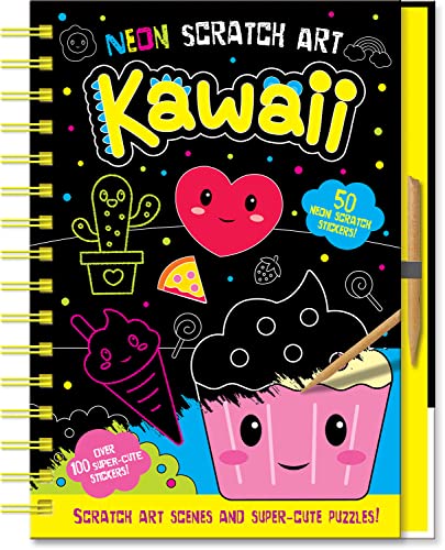 Neon Scratch Art Kawaii von Imagine That