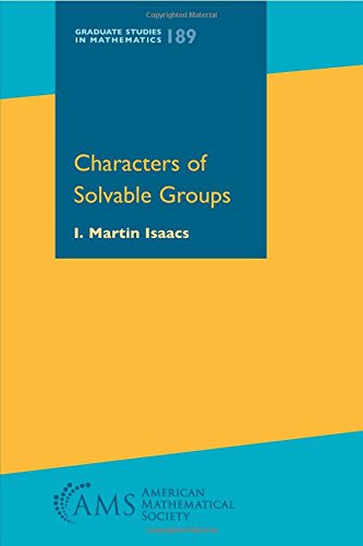 Characters of Solvable Groups (Graduate Studies in Mathematics, 189, Band 189) von American Mathematical Society