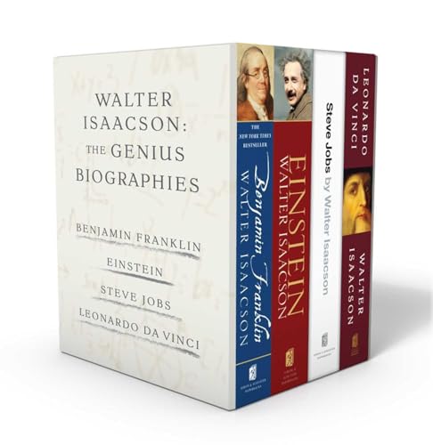 Walter Isaacson: The Genius Biographies: Benjamin Franklin, Einstein, Steve Jobs, and Leonardo da Vinci