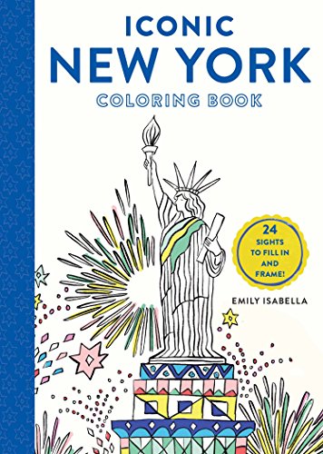 Iconic New York Coloring Book: 24 Sights to Fill In and Frame (Iconic Coloring Books) von Artisan