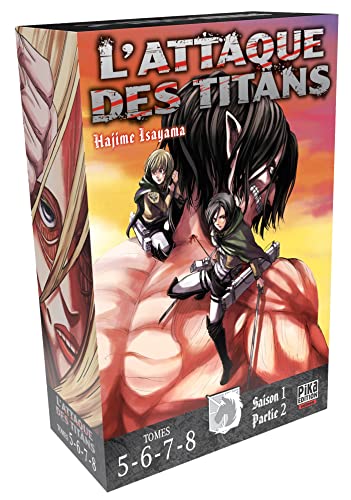 L'Attaque des Titans Coffret T05 à T08: Coffret 4 tomes