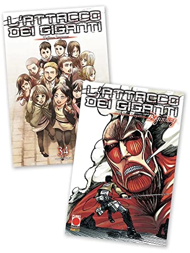 L'attacco dei giganti vol. 34. Ediz. variant-L’attacco dei Giganti. Beginning. Con cartolina (Planet manga) L'attacco dei giganti vol. 34. Ediz. variant-L’attacco dei Giganti. Beginning. Con cartolina (Planet manga)