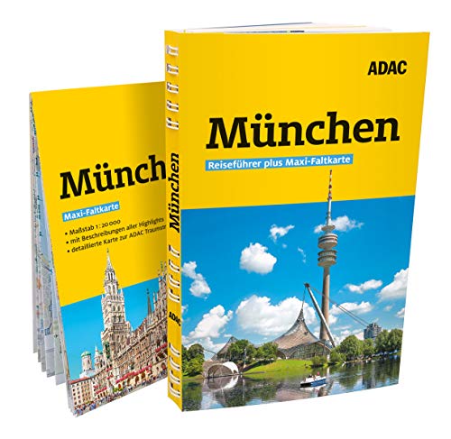 ADAC Reiseführer plus München: Mit Maxi-Faltkarte und praktischer Spiralbindung