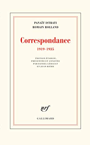 Correspondance: (1919-1935) von GALLIMARD