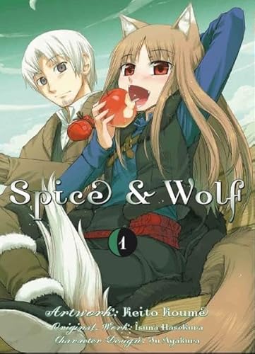 Spice & Wolf 01: Eine fesselnder Manga mit Handel, Götterwesen und einer Prise Romantik! Begleite den jungen Händler Kraft Lawrence und die weise Wolfsgöttin Holo auf ihrem Abenteuer.
