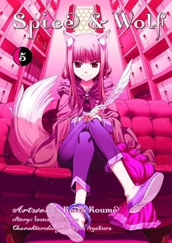 Spice & Wolf 05: Eine fesselnder Manga mit Handel, Götterwesen und einer Prise Romantik! Begleite den jungen Händler Kraft Lawrence und die weise Wolfsgöttin Holo auf ihrem Abenteuer. Spice & Wolf 05: Eine fesselnder Manga mit Handel, Götterwesen und einer Prise Romantik! Begleite den jungen Händler Kraft Lawrence und die weise Wolfsgöttin Holo auf ihrem Abenteuer.