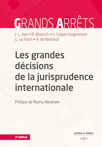 Les grandes décisions de la jurisprudence internationale. 3e éd. Les grandes décisions de la jurisprudence internationale. 3e éd. von DALLOZ