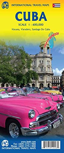 International Travel Map ITM Cuba: Havana, Varadero, Santiago De Cuba. Waterproof. Waterproof International Travel Map ITM Cuba: Havana, Varadero, Santiago De Cuba. Waterproof. Waterproof